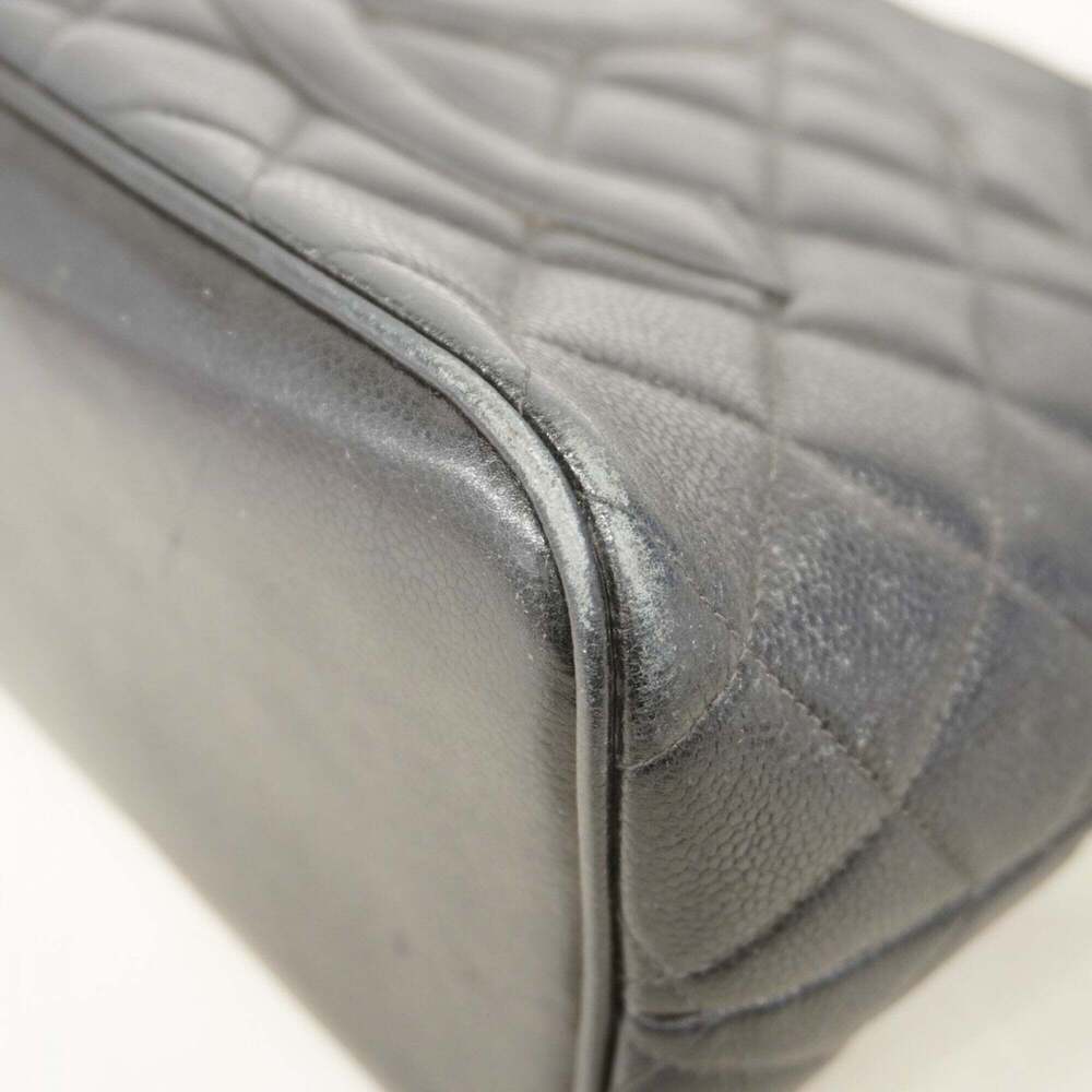 CHANEL Black Caviar Leather Reissue Tote Bag - Picture 6 of 13